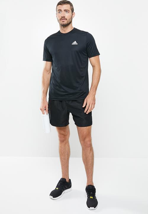 adidas Performance - Pl T-shirt - black & white