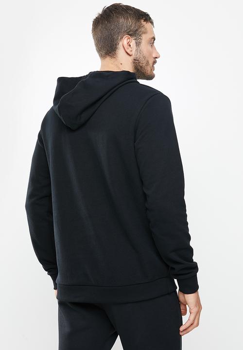 adidas Performance - Bl ft hooded sweat - black & white