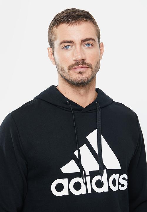 adidas Performance - Bl ft hooded sweat - black & white