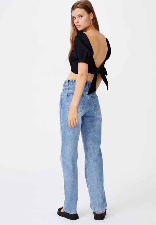 Cotton On - Lola twist front blouse - black