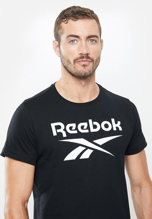 Reebok - Gs reebok stacked tee - black
