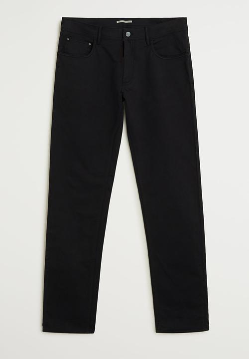 MANGO - Pisa7 trousers - black