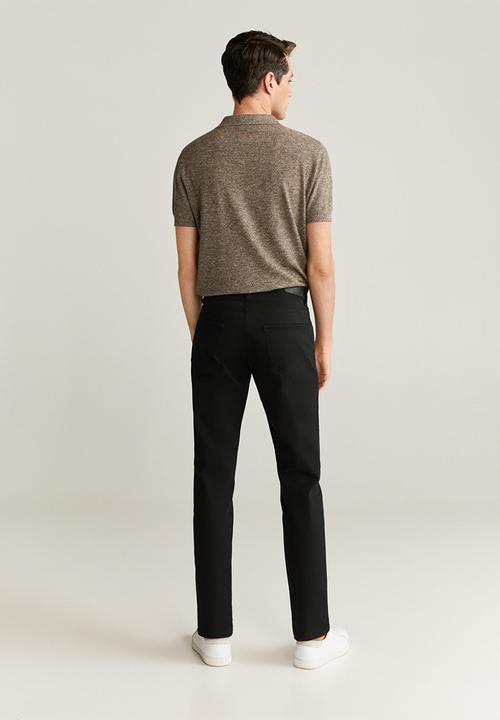 MANGO - Pisa7 trousers - black