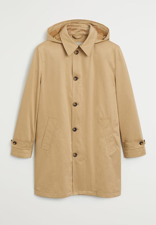 MANGO - Chayton jacket - brown lt