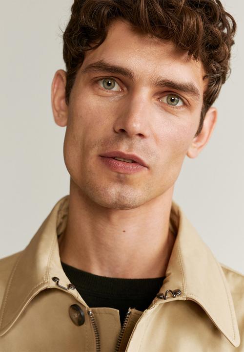 MANGO - Chayton jacket - brown lt
