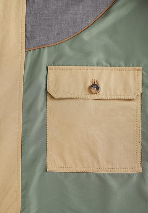 MANGO - Chayton jacket - brown lt