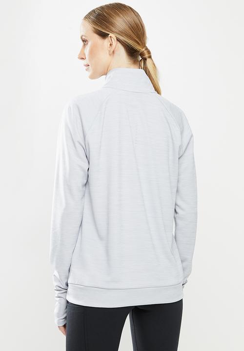 Nike - 1/2 zip through running pacer - grey