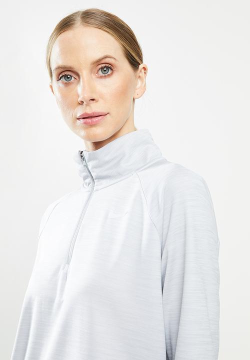 Nike - 1/2 zip through running pacer - grey