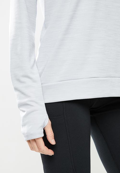 Nike - 1/2 zip through running pacer - grey