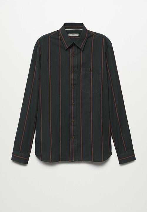 MANGO - Alex shirt - dark green