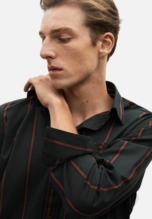 MANGO - Alex shirt - dark green