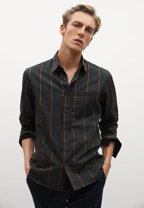 MANGO - Alex shirt - dark green