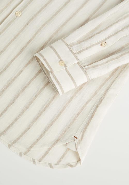 MANGO - Torpe shirt - beige