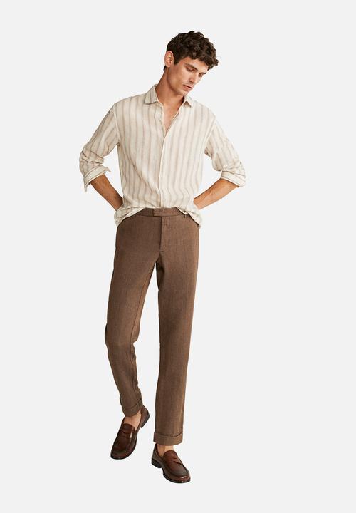 MANGO - Torpe shirt - beige