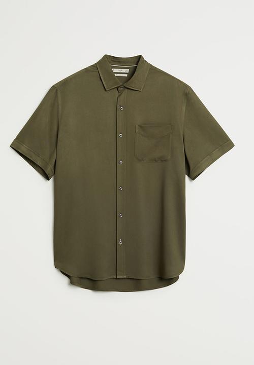 MANGO - Toledo shirt - khaki