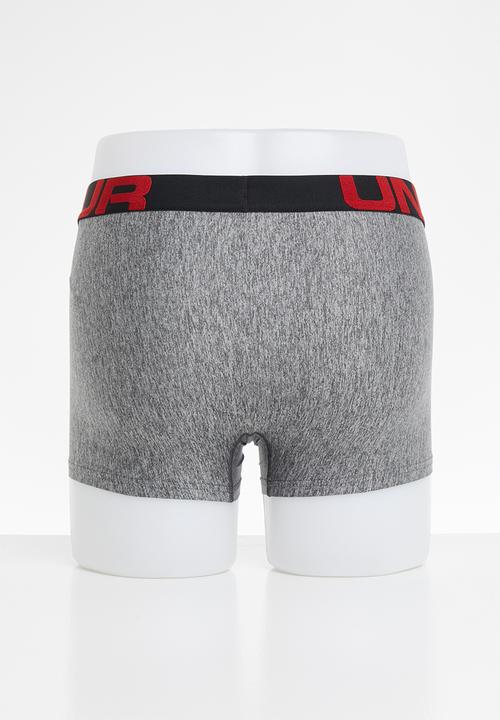 Under Armour - UA tech 3in 2 pack - grey