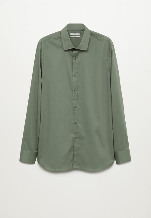MANGO - Play shirt - khaki
