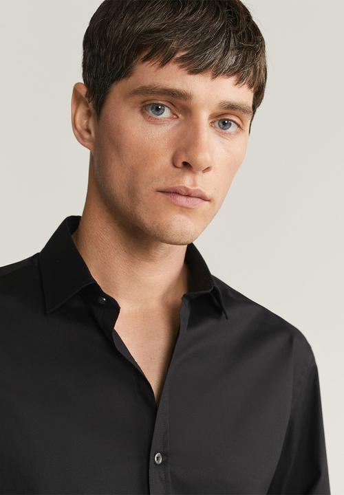 MANGO - Play shirt - black