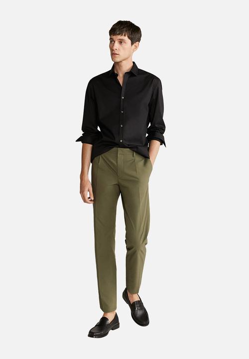MANGO - Play shirt - black