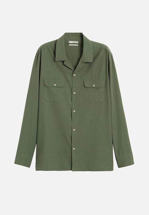 MANGO - Talco shirt - khaki