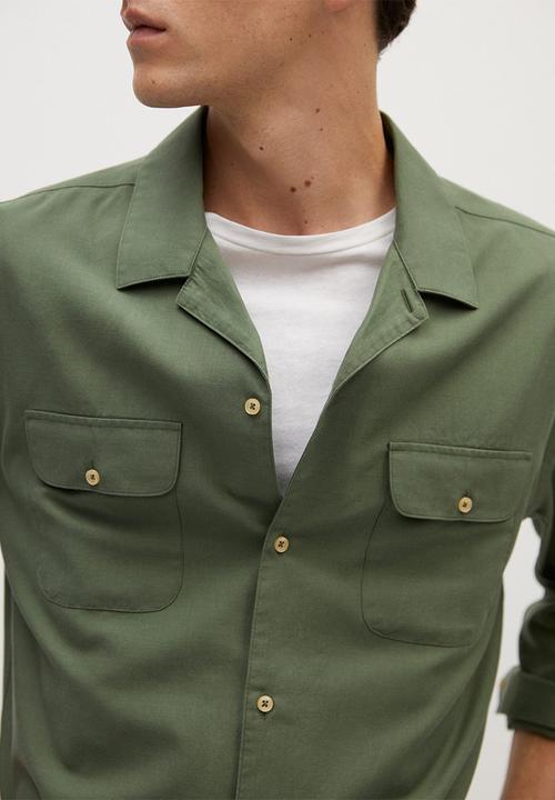 MANGO - Talco shirt - khaki