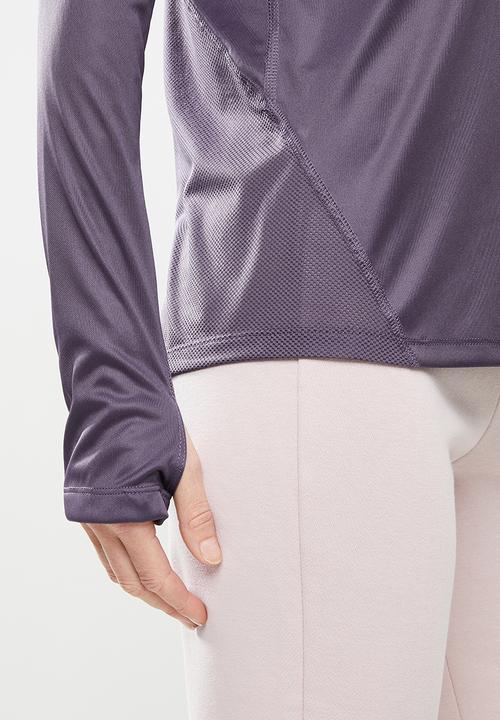 Nike - Miler long sleeve running top - purple 