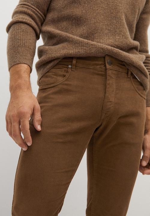 MANGO - Bardem trousers - brown