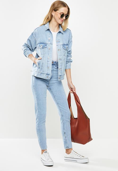 Cotton On - Ultimate oversized denim jacket - blue