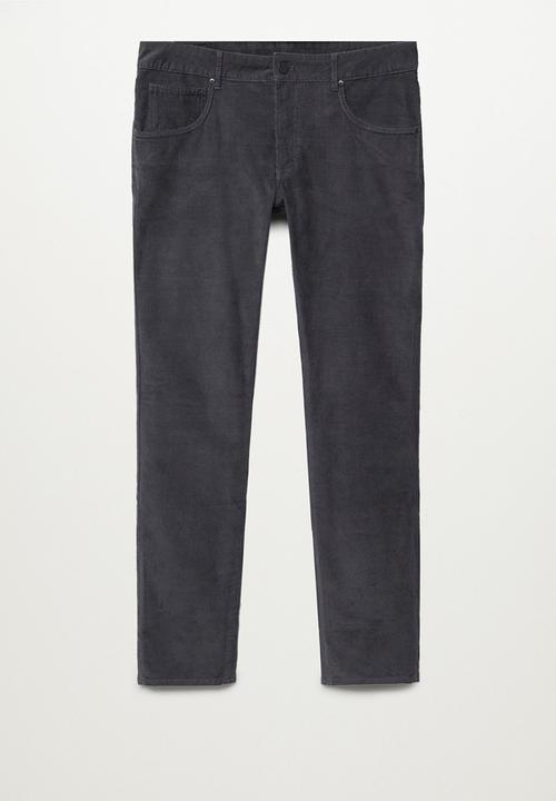 MANGO - Bardem trousers - charcoal
