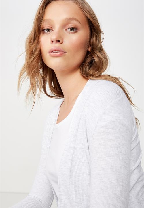 Cotton On - Danielle long sleeve cardi - silver marle