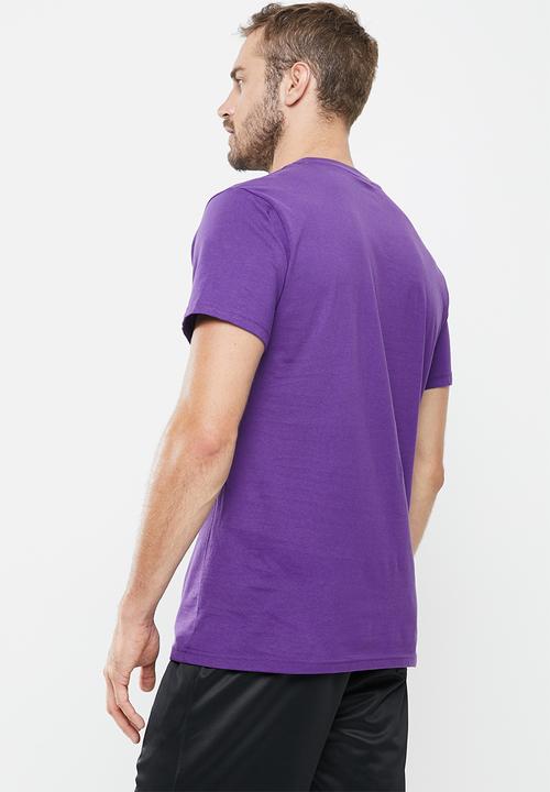 NBA - Lakers basketball printed T-shirt - purple