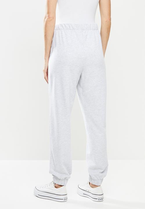 Cotton On - High waist track pant - grey