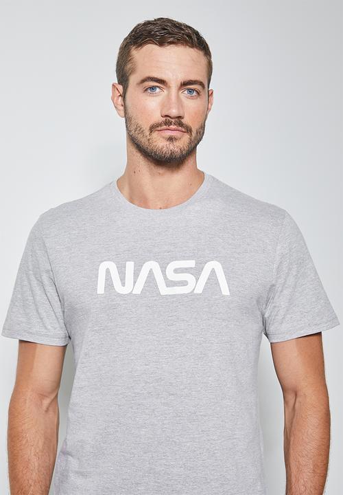 Superbalist - Nasa logo crew neck tee - grey