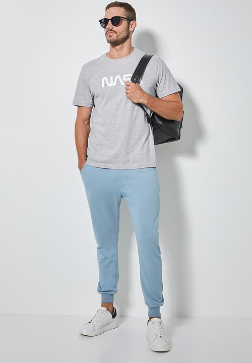 Superbalist - Nasa logo crew neck tee - grey