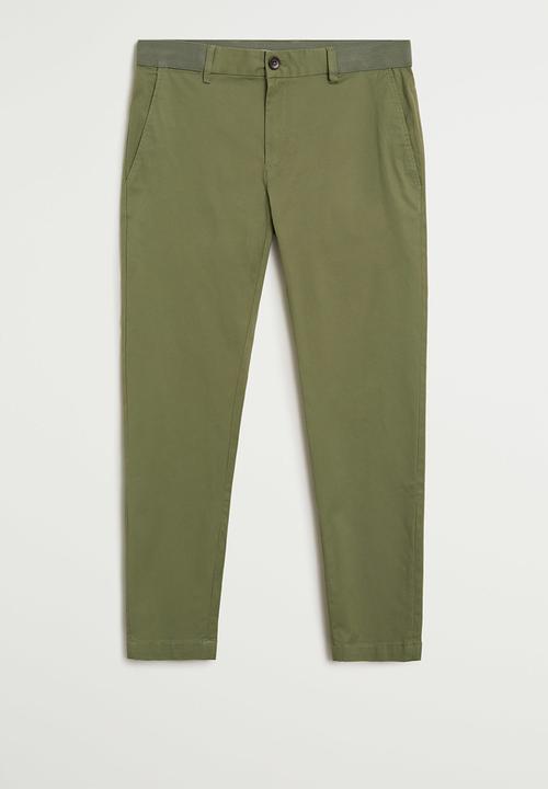 MANGO - Prato trousers - khaki