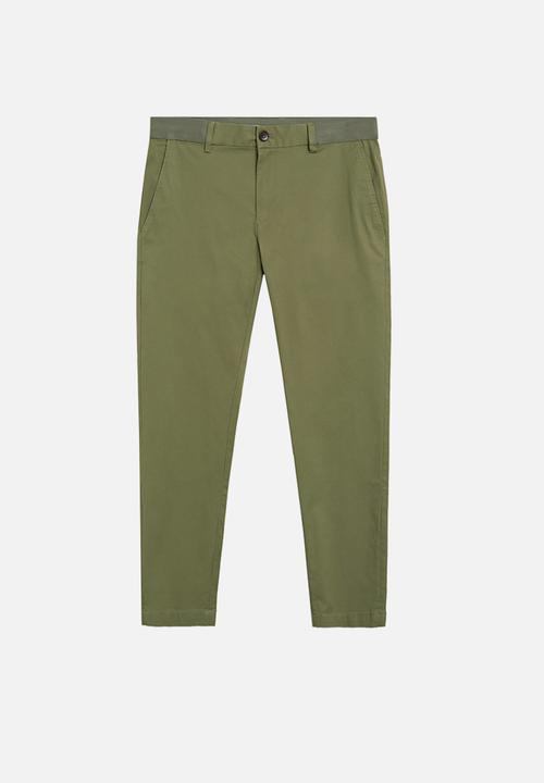 MANGO - Prato trousers - khaki