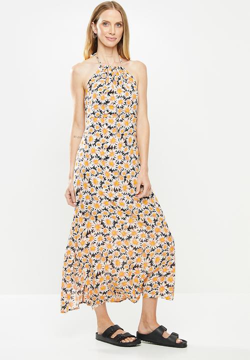 tie halter dress