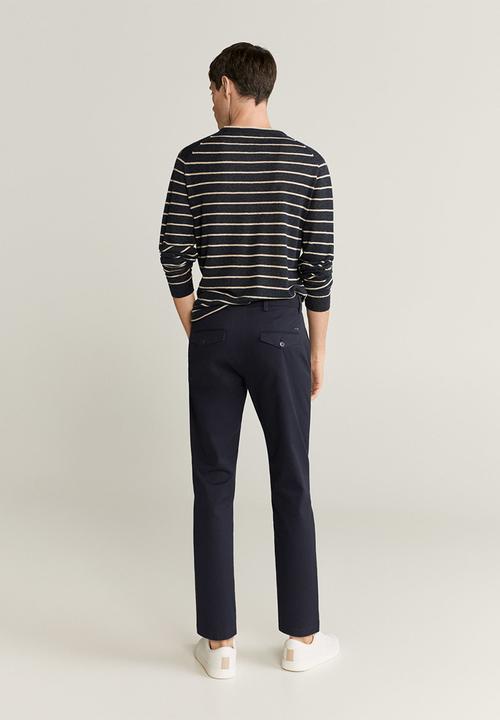 MANGO - Prato trousers - navy