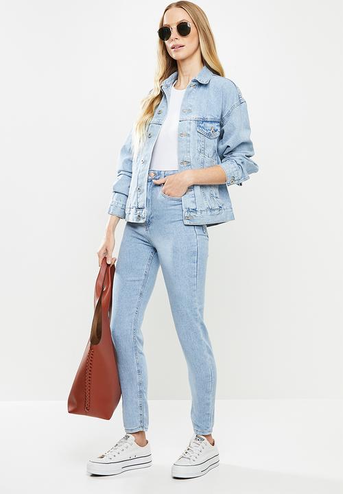 Cotton On - Ultra high super stretch jeans - blue