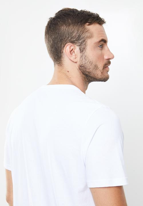 Cotton On - 3 Pack mens essential henley tee - white