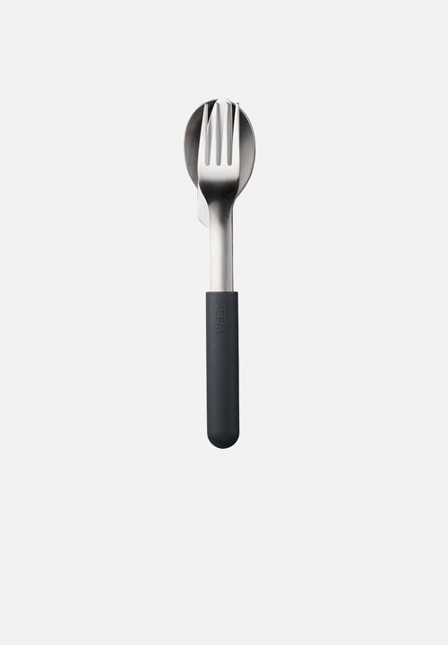 Mepal - Bloom 3 piece cutlery set - black