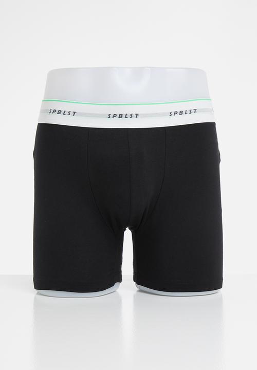 Superbalist - 2 Pack Ryder long boxer briefs - black 