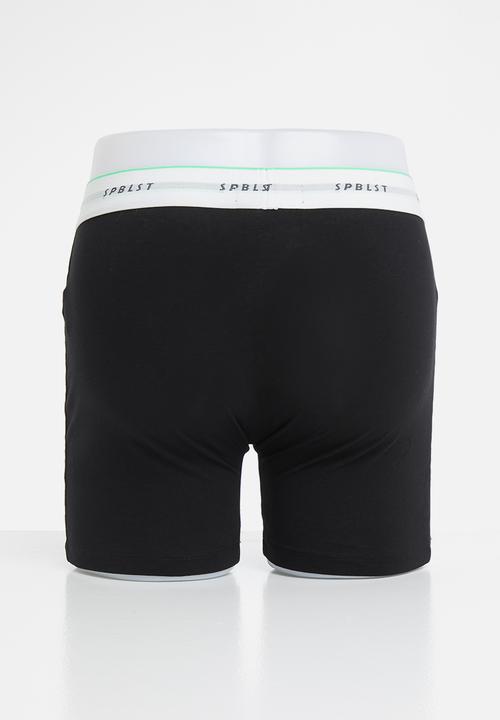 Superbalist - 2 Pack Ryder long boxer briefs - black 