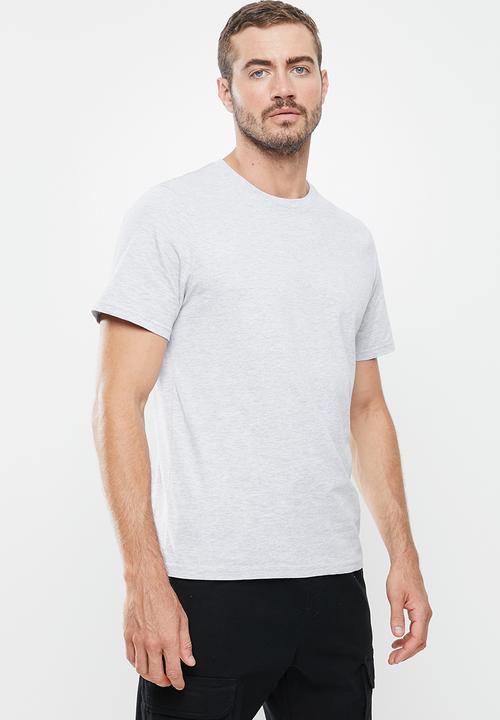 Cotton On - 3 Pack mens essential crew tee - multi 