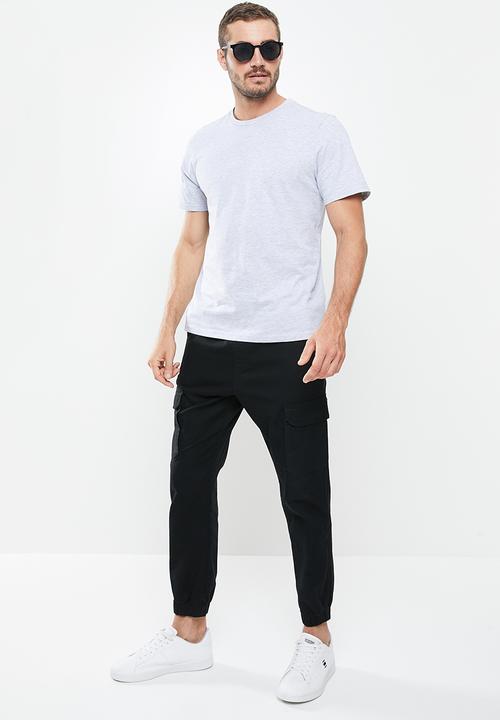 Cotton On - 3 Pack mens essential crew tee - multi 