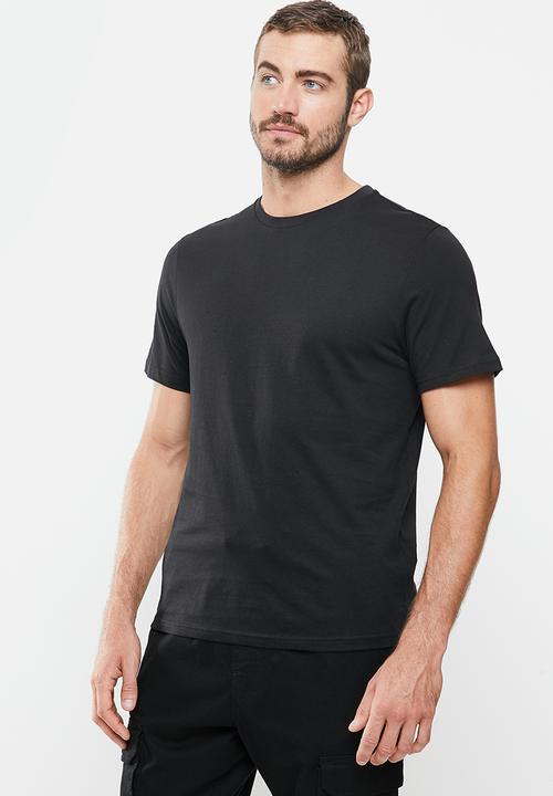 Cotton On - 3 Pack mens essential crew tee - multi 