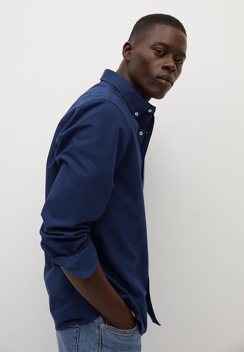 MANGO - Oxford  shirt- navy