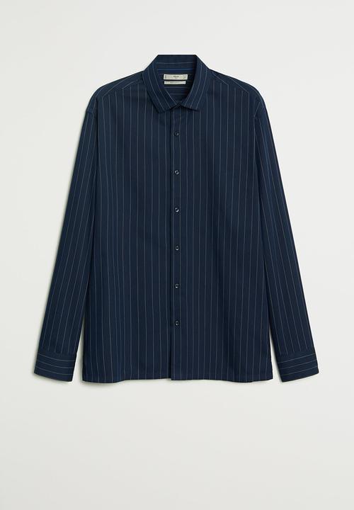 MANGO - Ata shirt - navy