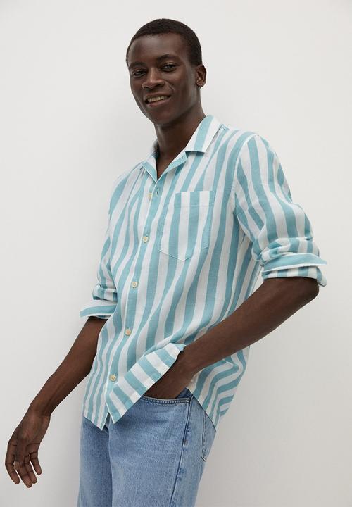MANGO - Team shirt - turquoise
