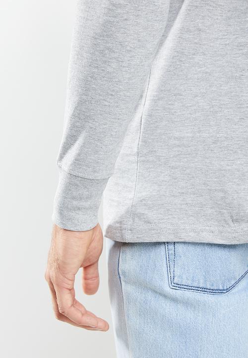 Cotton On - Tbar long sleeve - 2 pack  - black & grey 